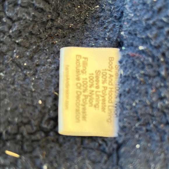 Hanna Andersson Boys Blue and Black Jacket - Picture 4 of 4